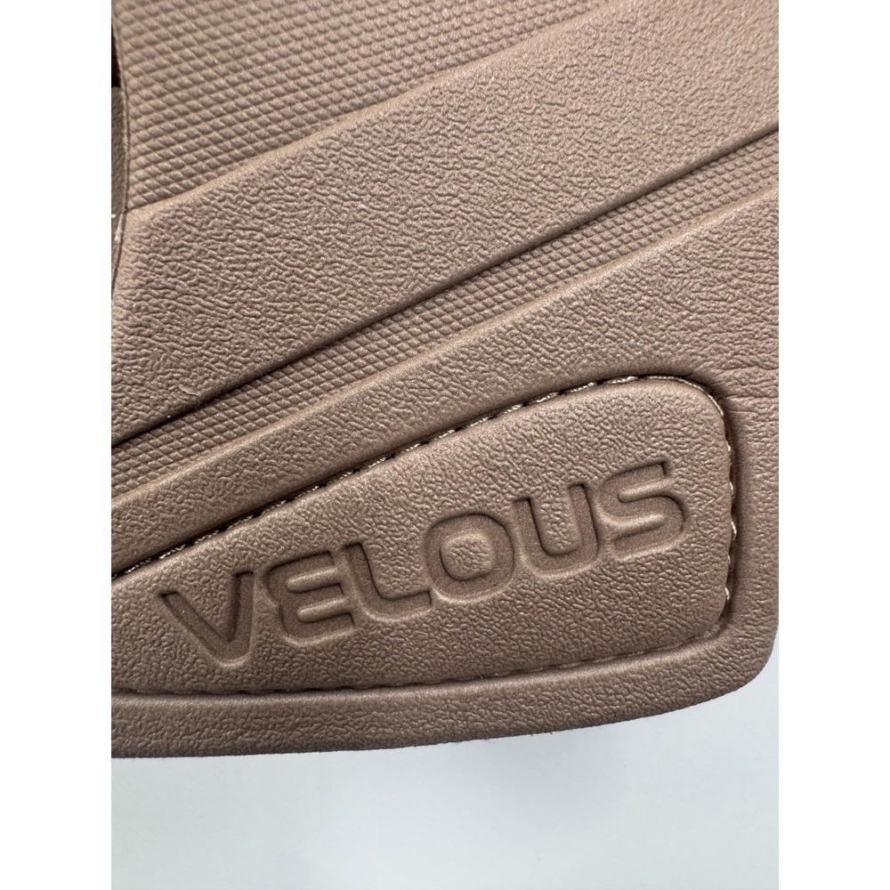 Velous Active Adjustable Slide Brown Men 10 W 12 Tri-Motion Recovery Sandal NWOT - Picture 8 of 10